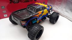 RK Monster elettrico 1/10 brushless, 2,4 Ghz, quattro ruote motrici, batteria Lipo 7,4 V 3500 mAh 30 C, completo di tutto - foto 5
