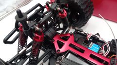 RK Monster elettrico 1/10 brushless, 2,4 Ghz, quattro ruote motrici, batteria Lipo 7,4 V 3500 mAh 30 C, completo di tutto - foto 7