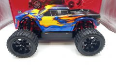 RK Monster elettrico 1/10 brushless, 2,4 Ghz, quattro ruote motrici, batteria Lipo 7,4 V 3500 mAh 30 C, completo di tutto - foto 4