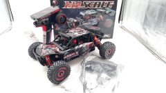 RK Desert Truck elettrico brushless 1/12, radio 2,4 GHZ, 4 ruote motrici, batteria Lipo 7,4V 2200 mAh, completo di tutto - s?