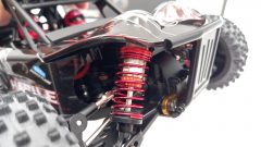 RK Desert Truck elettrico brushless 1/12, radio 2,4 GHZ, 4 ruote motrici, batteria Lipo 7,4V 2200 mAh, completo di tutto - foto 8