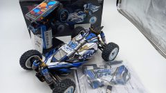 RK Buggy elettrico brushless 1/12, radio 2,4 GHZ, 4 ruote motrici, batteria Lipo 7,4V 2200 mAh, completo di tutto - scala 1:?