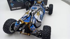 RK Buggy elettrico brushless 1/12, radio 2,4 GHZ, 4 ruote motrici, batteria Lipo 7,4V 2200 mAh, completo di tutto - foto 2