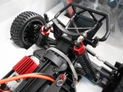 RK Truggy elettrico a spazzole 1/10, radio 2,4 GHZ, motore classe 550, 4 ruote motrici, batteria NIMH 7,2V 2000 mAh, completo di tutto - foto 5