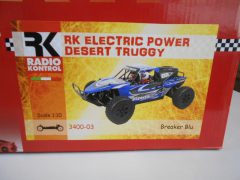 RK Truggy elettrico a spazzole 1/10, radio 2,4 GHZ, motore classe 550, 4 ruote motrici, batteria NIMH 7,2V 2000 mAh, completo di tutto - foto 9