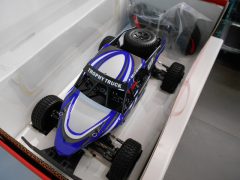 RK Truggy elettrico a spazzole 1/10, radio 2,4 GHZ, motore classe 550, 4 ruote motrici, batteria NIMH 7,2V 2000 mAh, completo di tutto - foto 2