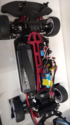 Rk Lancia Delta brushless 1/10, radiocomando 2,4 gHz, quattro ruote motrici, batteria Lipo 3500 mAh 30 C con caricabatteria,?