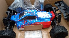 RK Buggy elettrico brushless 1/10, radio 2,4 GHZ, 4 ruote motrici, batteria Lipo 7,4V 3800 mAh 30C, completo di tutto - foto 2