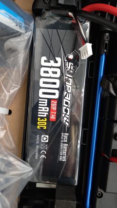RK Buggy elettrico brushless 1/10, radio 2,4 GHZ, 4 ruote motrici, batteria Lipo 7,4V 3800 mAh 30C, completo di tutto - foto 7