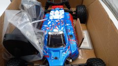 RK Buggy elettrico brushless 1/10, radio 2,4 GHZ, 4 ruote motrici, batteria Lipo 7,4V 3800 mAh 30C, completo di tutto - foto 3