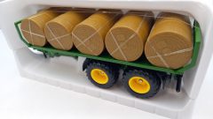 Siku carrello con balle di fieno 1/32, confezione usurata - foto 2