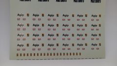 114 decals sponsor Marlboro, Shell, Agip, Ferrari 1/43 - foto 3
