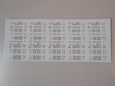 116 decals sponsor Marlboro e bar code 1/18