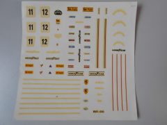 123 decal Ferrari 312 T2 1977 campione del mondo lauda regazzoni 1/43 - scala 1:43