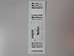 125 decals Marlboro 1/43 - scala 1:43