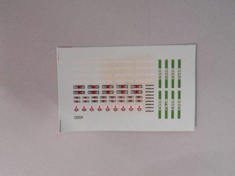 100 decals Mitsubishi michelin 1/43