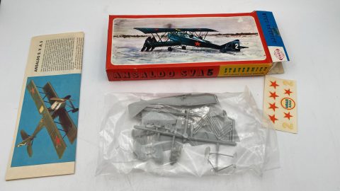 SMER Ansaldo SVA 5 1/50 kit di montaggio aereo militare, scatola danneggiata