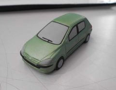 Riproduzione gommosa di Peugeot 307, senza scatola originale - scala 1:43
