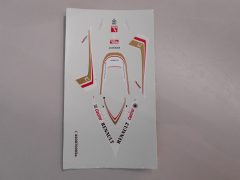 98 decals Renault f1 j. villeneuve 1/43 - scala 1:43
