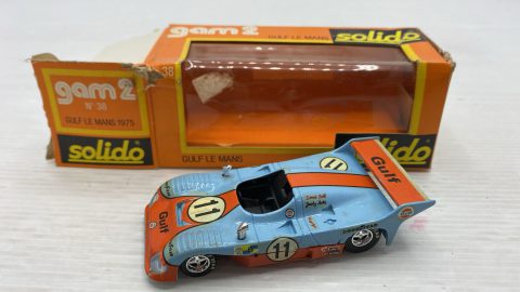 Solido' gam 2 Gulf Le Mans 1975 1/43 scatola rovinata