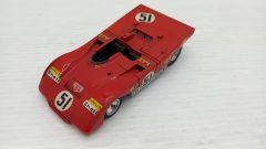 Solido Ferrari 312 P B 1/43, normali segni del tempo, mancante di alcuni particolari, senza scatola originale - scala 1:43