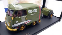 Solido Volkswagen Kool Kombi Army Fighter 1950 1/18 - scala 1:18