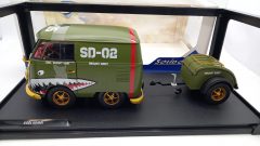 Solido Volkswagen Kool Kombi Army Fighter 1950 1/18 - foto 3
