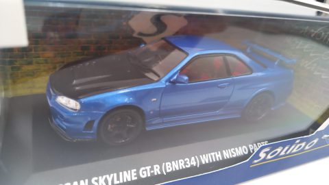 Solido Nissan Skyline GT-R (BNR34) with Nismo parts 1998 1/43