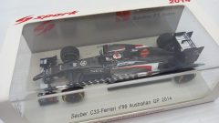 Sparkmodel Sauber C33 Adrian Sutil Australian GP 2014 1/43 - scala 1:43