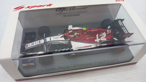 Sparkmodel Alfa Romeo C38 Antonio Giovinazzi Australian GP 2019 1/43