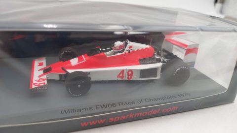 Sparkmodel Williams FW06 Race of Champions Giacomo Agostini 1979 1/43