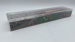 Starline Brekina Fiat 691 T Ferrari 1977 con 2 Ferrari 312 T2 F1 e set di 6 figurini di tifosi 1/87 - foto 2