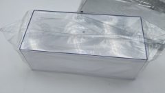 Linkwow Teca display case con luci a LED per modelli 1/24, 1/43 o 1/64. Misure: 27 x 12,5 x 12 cm di altezza, base colore Argento, batterie non incluse - foto 2