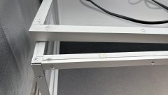 Teca per modelli in scala 1/8 con impianto luci funzionante, misure ESTERNE: 71,5 x 37,5 x 26 cm, misure INTERNE: 68 x 34 x 21 cm, piccoli segni sulla parte superiore come da foto - foto 2