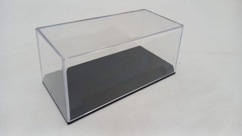 Autoworld vetrina teca display case per modelli 1/64, misure interne 9,8x4,5x3,7 cm altezza, esterne 10,5x5,0x4,8 cm altezza