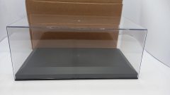 Show case base nera con fermi, misure interne 30,3x15,3x9,3 cm, base di appoggio interna 26,5x12 cm, per modelli fino a 1/18 - foto 2