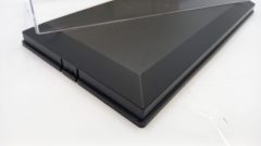 Show case base nera con fermi, misure interne 30,3x15,3x9,3 cm, base di appoggio interna 26,5x12 cm, per modelli fino a 1/18 - foto 4
