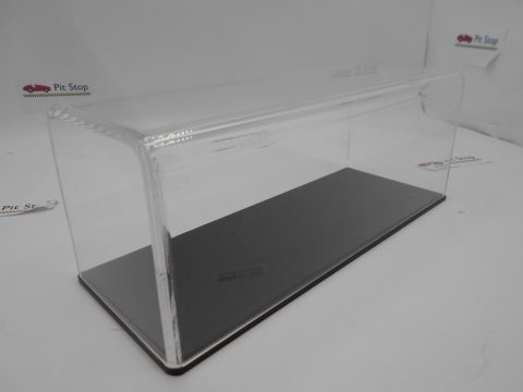 Teca in plexiglass con base in plastica, misure 25x8,5x8,5cm altezza, senza scatola originale.