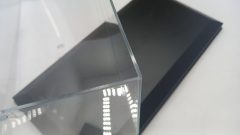 Show case base nera con fermi, misure interne 30,3x15,3x9,3 cm, base di appoggio interna 26,5x12 cm, per modelli fino a 1/18 - foto 3