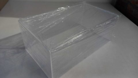 Vetrina teca in plexiglass SOLO COPERCHIO per modelli fino alla scala 1/18, misure interne 30x17x11,5 altezza cm