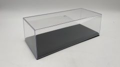 Vetrina teca per modelli in scala 1/24, misure interne base appoggio 10 x 24,5 x 6,7 cm altezza, esterne 26 x 11,5 x 8,5 cm ?
