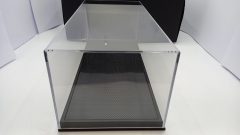 Pit Stop teca in plexiglass con base in vero carbonio per modelli F1 scala 1/18, misure interne 34,5 x 15,5 x 11,5 cm altezza, esterne 35 x 16 x 13,5 cm altezza - foto 4