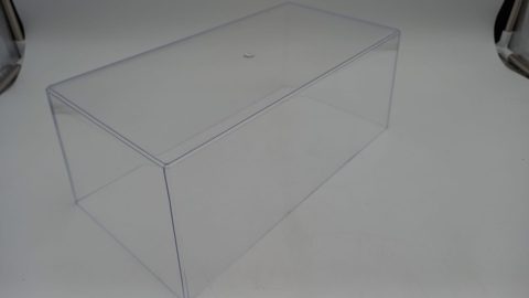 Solo coperchio per basi Bburago Formula 1 moderne 1/18, misure interne 32,7x16,7x12,6 cm altezza