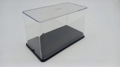 Triple 9 vetrina teca display case per modelli 1/64, misure interne 11x5,5x5,5 cm altezza, esterne 12x6,3x7 cm altezza - sca?