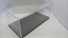 BBR show case vetrina base grigia 1/18, misure interne 315 x 155 x h 113 mm - foto 2