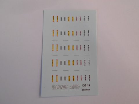 43 tameo kits decals seatbelt sponsor 1/43