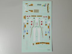 17 tameo kits decals Ferrari 315 t5 belgian GP 1980 1/43 - scala 1:43