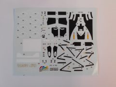 21 tameo kits decals Ferrari f2001 italian GP 2001 1/43 - scala 1:43