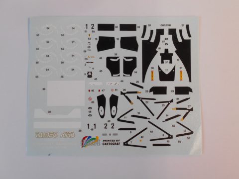21 tameo kits decals Ferrari f2001 italian GP 2001 1/43