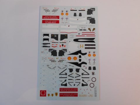 25 tameo kits declas Ferrari 248 f1 2006 1/43